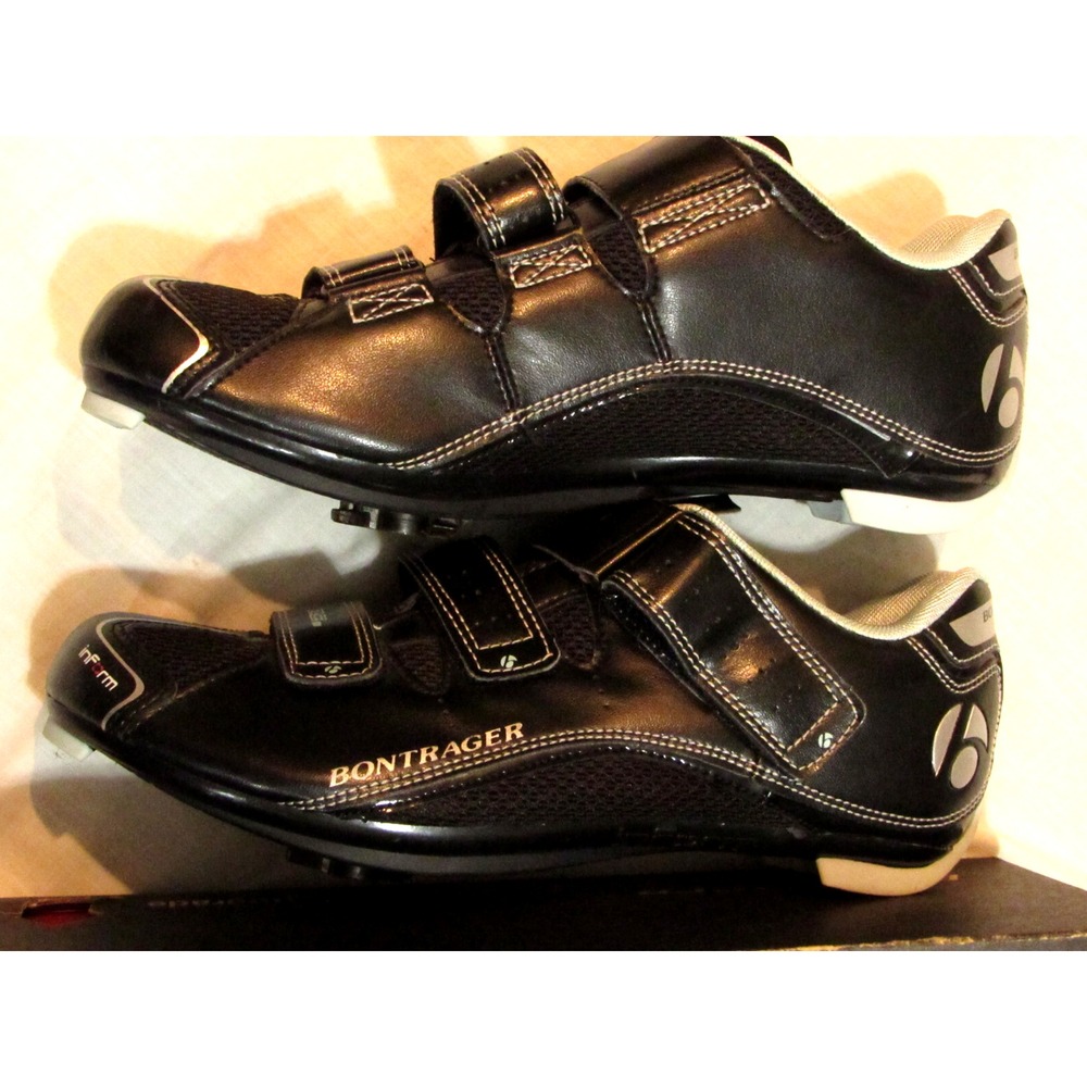 Race Road WSD Bontrager Cycling Shoes Inform Footbed Size 9.5 Black Light Blue